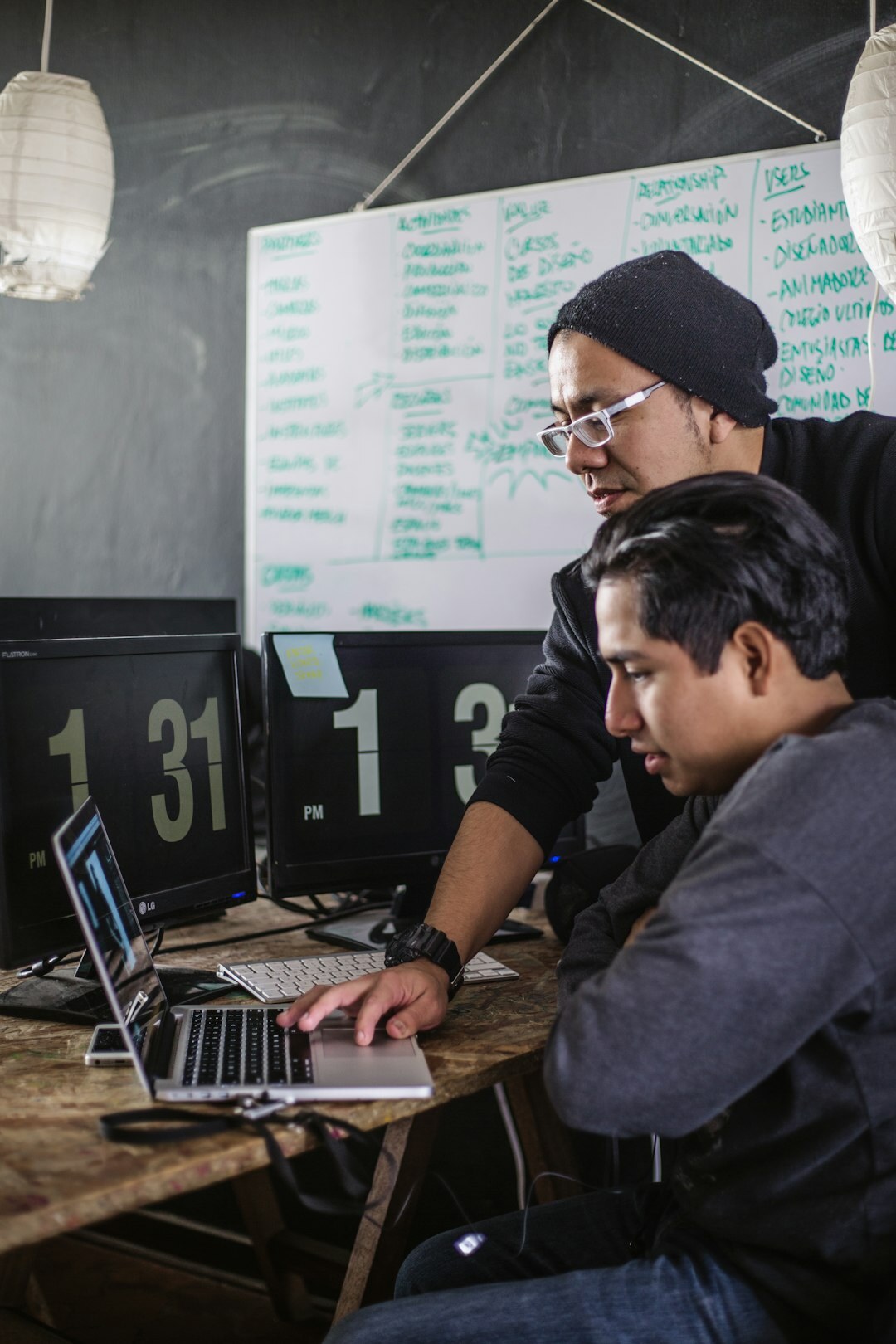 engineers collaborating on project
