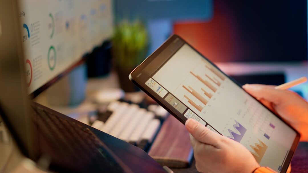 data analysis on screen
